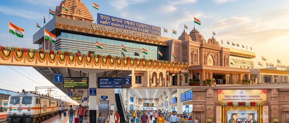 PM Inaugurates Seven Modernised Railway Stations in Odisha